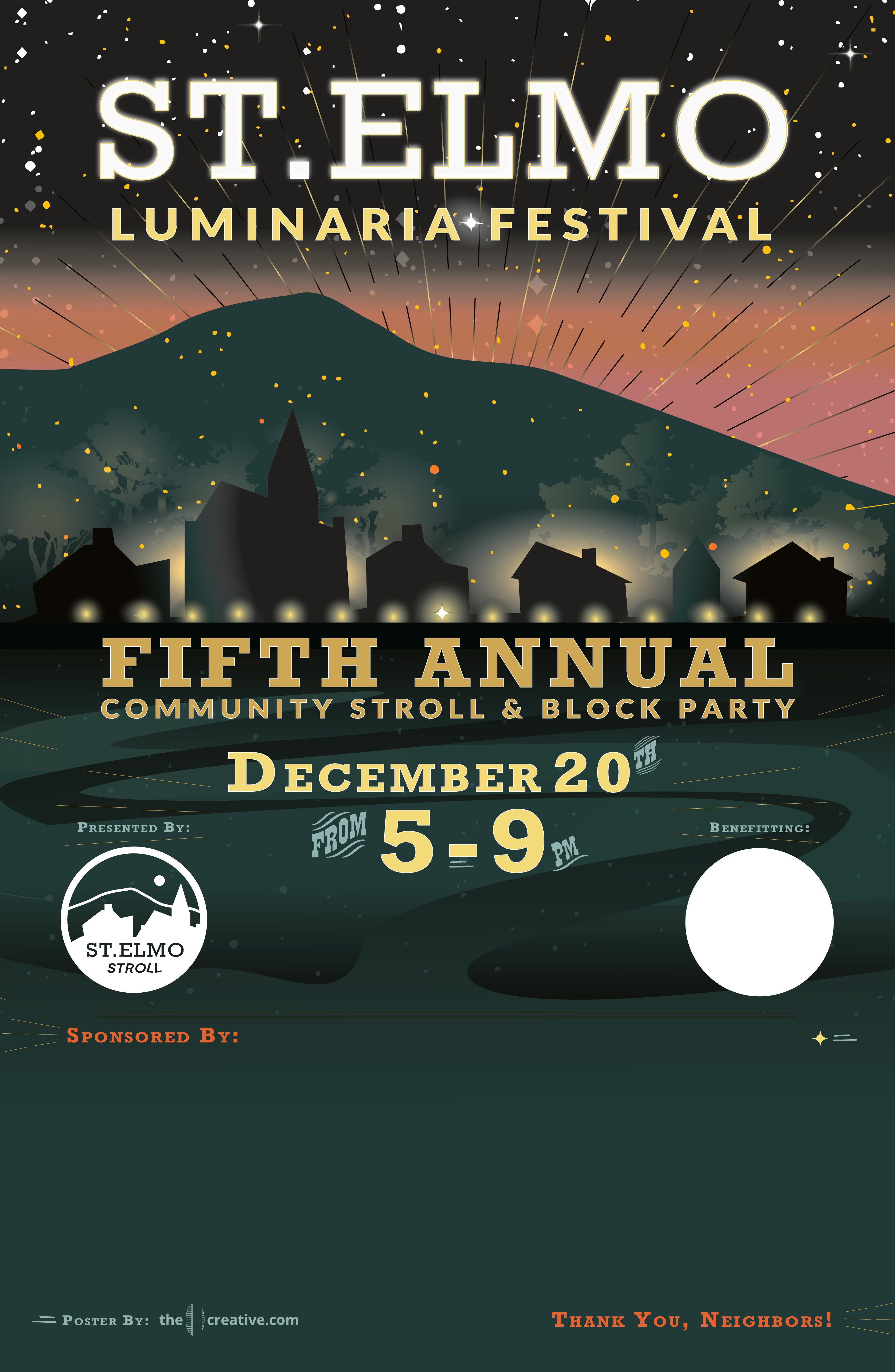St. Elmo Luminaria Festival poster
