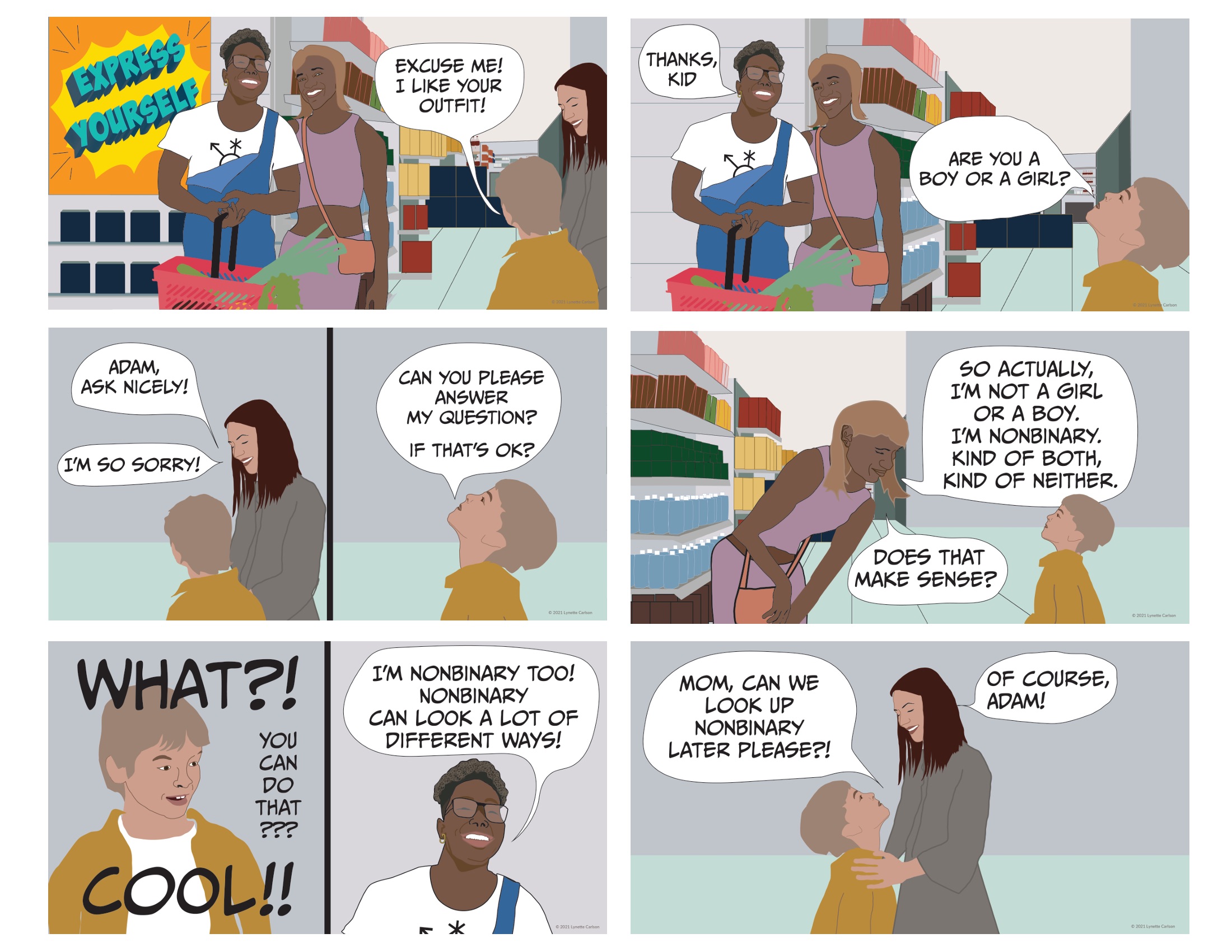 Express Yourself Comic Strip